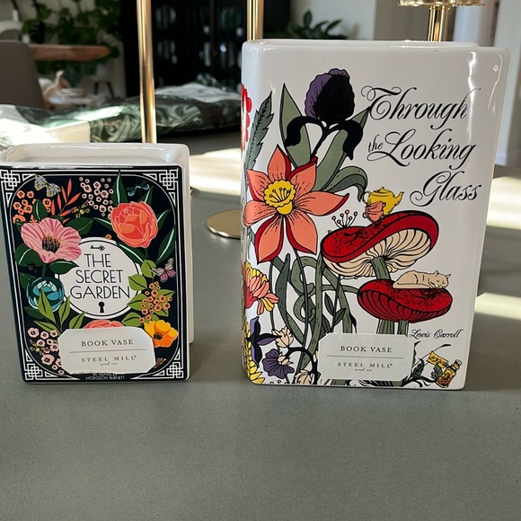 Ceramic Book Vases (set) - Picture 1 of 1